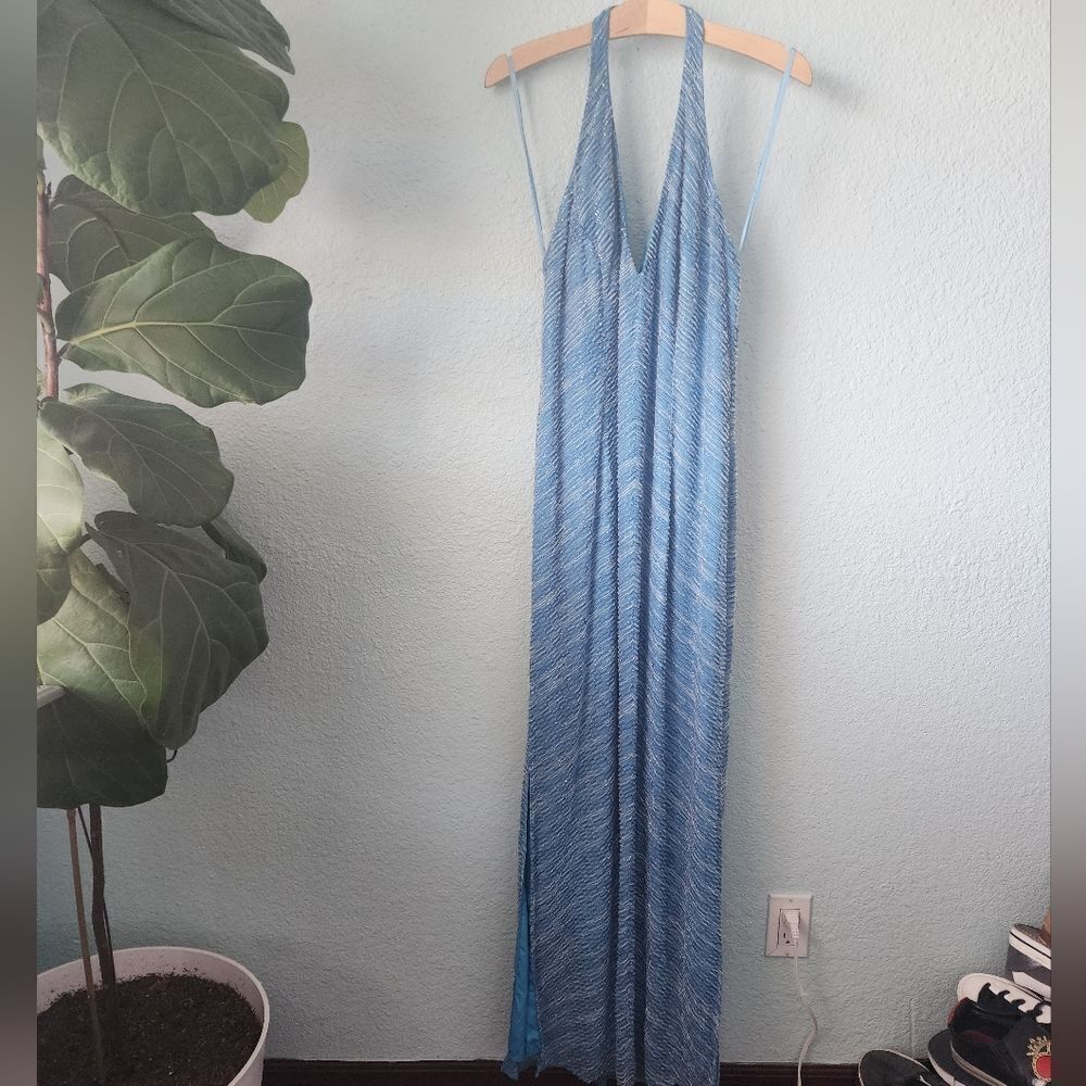 Cache Blue Halter Dress - Picture 4 of 16